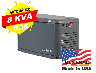 Generador eléctrico a gas 8 Kva